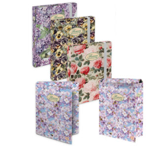 Cartella progetti Nature Flowers - 26 x 34 cm - dorso 7 cm - con elastico - Pigna