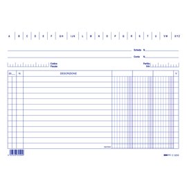 Schede - 3 colonne - 15 x 21 cm orizzontale - Edipro - conf. 100 pezzi