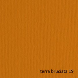 Cartoncino Elle Erre - 70 x 100 cm - 220 gr - terra bruciata 119 - Fabriano - blister 10 fogli