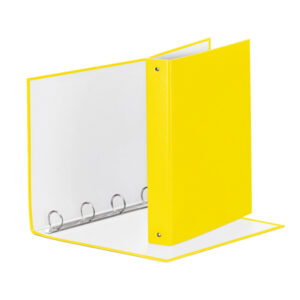 Raccoglitore Meeting - 22 x 30 cm - 4 anelli tondi 30 mm - dorso 4 cm - PP - giallo vivida - Esselte