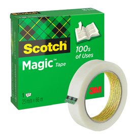 74832 Nastro adesivo Magic 810 - 25 mm x 66 m - acrilico - trasparente - Scotch