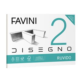 Album Favini 2 - 24 x 33 cm - 110 gr - 20 fogli - ruvido - Favini
