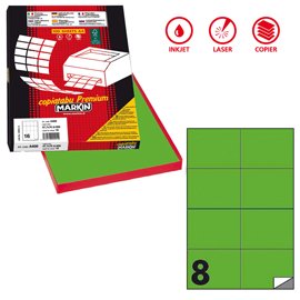 Etichette adesive C/512 - in carta - permanenti - 105 x 74