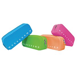 Bustina silicone Soft Touch Monocromo - 80x200x60 mm - colori assortiti fluo - Pigna