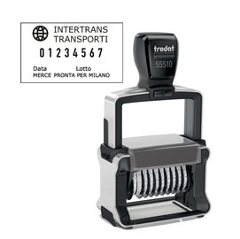 83128 Timbro Professional 4.0 55510/PL Numeratore - 10 colonne - 5 mm - autoinchiostrante - Trodat