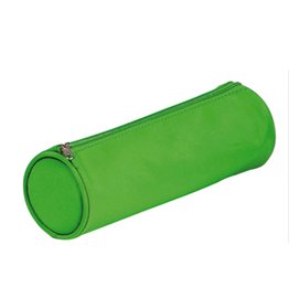 Astuccio Tombolino Basic con cerniera - 22x8Ø8cm - verde - Pagna