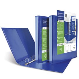 Raccoglitore personalizzabile Nettuno Ti - 22 x 30 cm - 4 anelli a D 30 mm - dorso 3