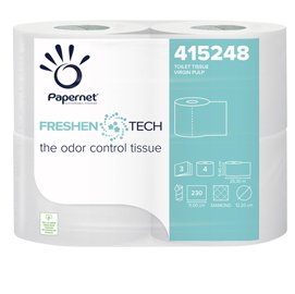 Carta igienica classica Freshen Tech - 3 veli - 230 strappi - diametro 12