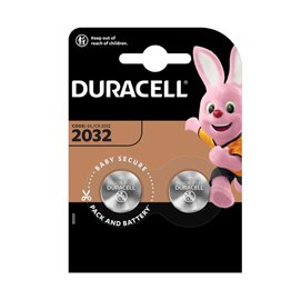 87227 Micropila DL2032 - 3V - a pastiglia - litio - Duracell - blister 2 pezzi