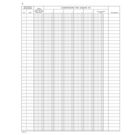 Registro corrispettivi per mancato o irregolare funzionamento - 46 pagine numerate - 31 x 24