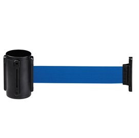 Segnapercorso murale Alfa Mural - nero - diametro 6 cm - con nastro blu da 200 cm - Medial