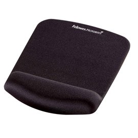 Mousepad con poggiapolsi in FoamFusion Microban PlusTouch - nero - Fellowes