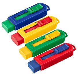 92709 Gomma a scorrimento eraser - involucro colori vivaci assortiti - Staedtler