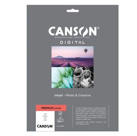 94664 Carta Inkjet Premium - A4 - 255 gr - 20 fogli - lucida - Canson