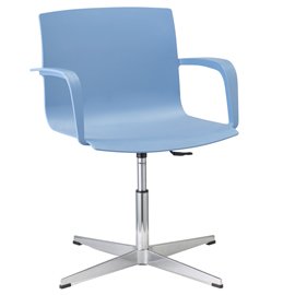 96475 Seduta attesa Melissa MEGP - con braccioli inclusi - celeste - Unisit