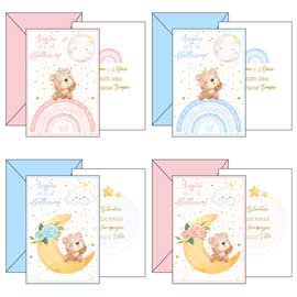 Biglietto auguri Battesimo - 11