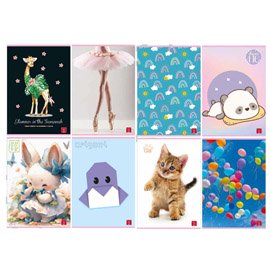 Maxiquaderno Bimba - A4 - 1 rigo - c/margine - 42 fogli - 80 gr - Pigna