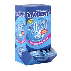 Gomma da masticare Vivident Fresh Blast - conf. 250 pezzi