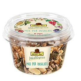 Mix insalata - frutta secca e semi - in bicchiere - 125 gr - Mister Nut