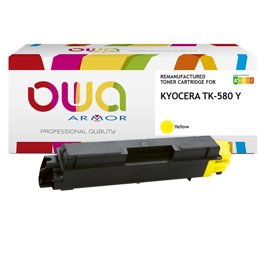 Armor - Toner Compatibile per Kyocera TK-580Y - Giallo - 2.800 pag