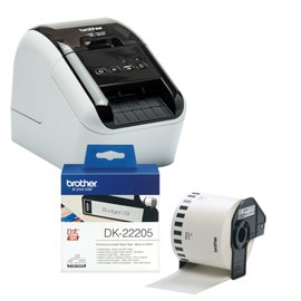BROQL800P1 Bundle Brother - QL-800 - 3 nastri DK-22205