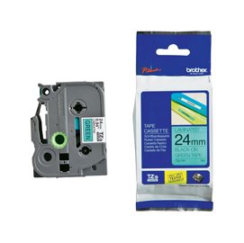 BROTZE751 Brother - Nastro - Nero/Verde - TZE751 - 24mm x 8mt