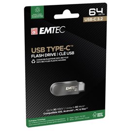 EMTMD64GC283 Emtec - Memoria Type C - C280 - 64GB - ECMMD64GC283