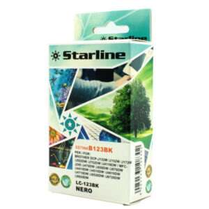 Starline - Cartuccia ink - per Brother - Nero - LC123BK  - 20