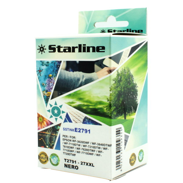 SSTINKE2791 Starline - Cartuccia ink - per Epson - Nero - C13T27914012 - 27XXL -43