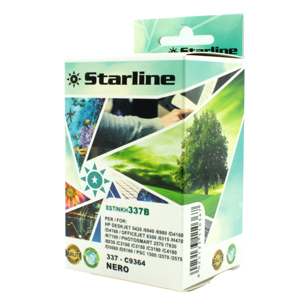 SSTINKH337B Starline - Cartuccia ink Compatibile - per HP 337 - Nero - C9364EE