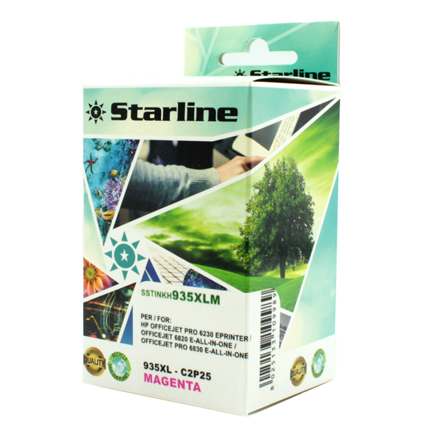 SSTINKH935XLM Starline - Cartuccia ink Compatibile - per HP 935XL - Magenta - C2P25AE - 27ml
