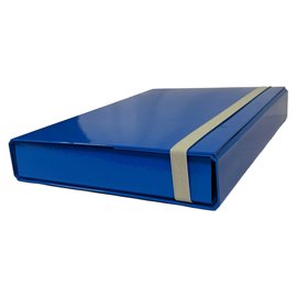 Cartella progetto - con elastico - dorso 5 cm - azzurro - Starline