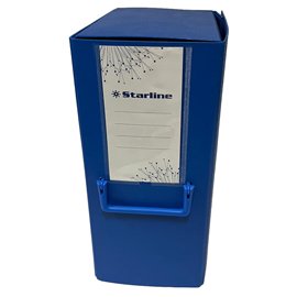 STL5090 Scatola archivio con maniglia - dorso 16 cm - 25 x 35 cm - blu - Starline