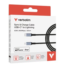 Verbatim - Cavo USB-C a Lightning - 31844 - 120cm