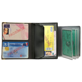 104810 Porta documenti FLY - PVC - colori assortiti - Alplast