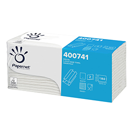 Asciugamani piegati a C - 33 x 23 cm - goffratura a onda+ - 19