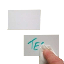 Etichette magnetiche - scrivibili e cancellabili - permanenti - 40 x 100 mm - bianco - Markin - conf. 20 etichette