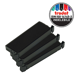 Tampone di ricambio 6/4817 - nero - Trodat - conf. 3 pezzi