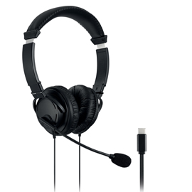 Cuffie ad alta fedeltà - con microfono - connessione USB-C - Kensington