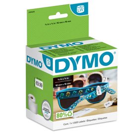 Rotolo 1500 etichette LW 2191635 - 10 x 19 mm - per gioielli - carta - bianco - Dymo