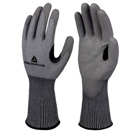 Guanto antitaglio Venicut C02 - maglia softnocut - palmo in poliuretano - taglia 08 - grigio - Deltaplus