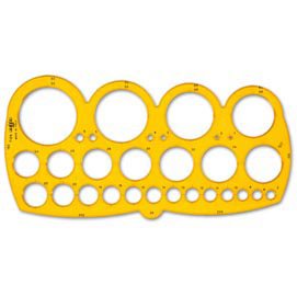 34882 Maschera cerchi 7126 - 1/55mm - con smusso - Arda