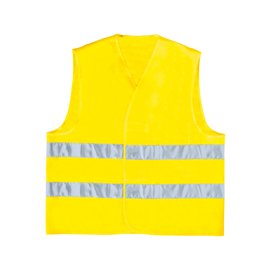 Gilet alta visibilità GILP2 - poliestere - taglia L - giallo fluo - Deltaplus